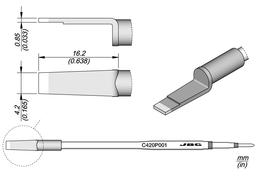 C420P001 - Blade Cartridge 4.2 mm